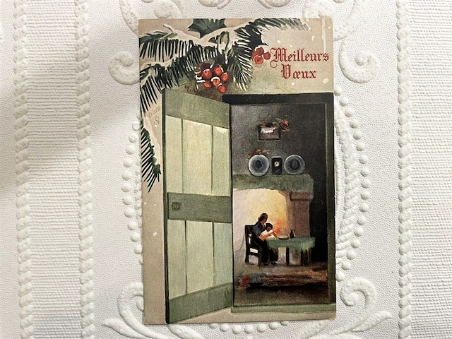 【GPG005】【Christmas】antique card /display goods