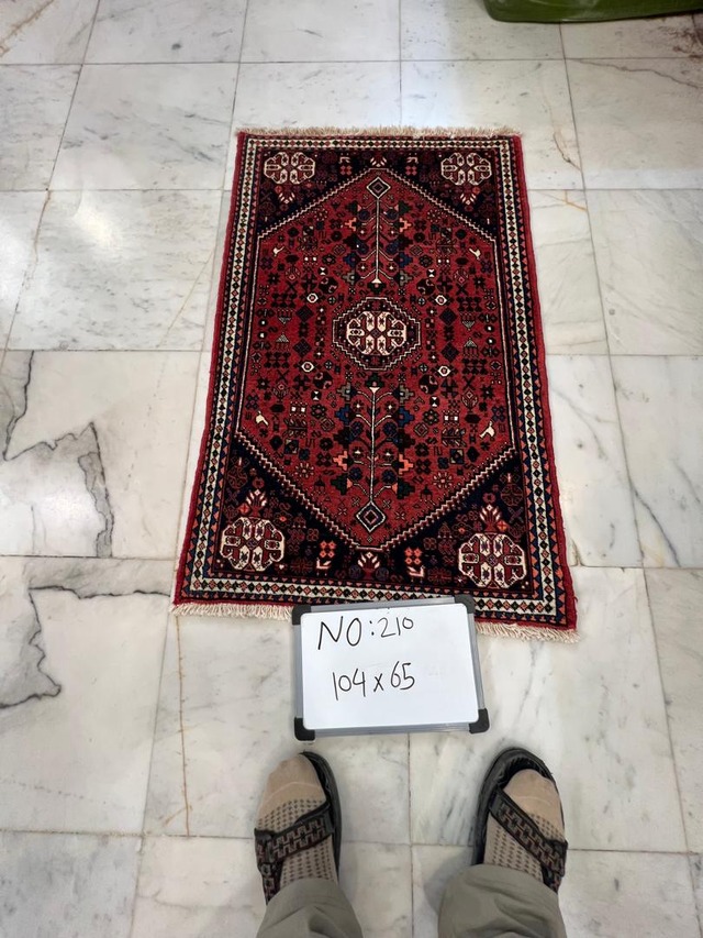 絨毯クエスト66【No.210】Tribal Rug　トライバルラグ  ※現在、こちらの商品はイランに置いてあります。ご希望の方は先ずは在庫のご確認をお願いします。