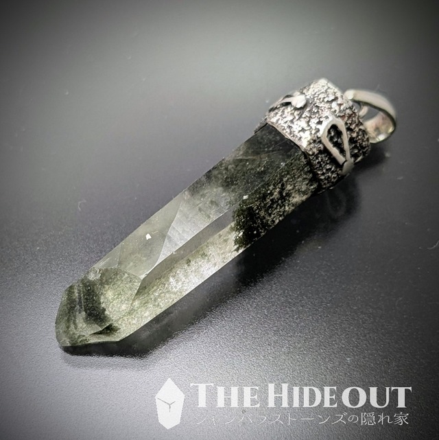 ヒマラヤ産鉱物アクセサリー001 ヒマラヤ水晶ペンダント　一片のファントムという幽玄