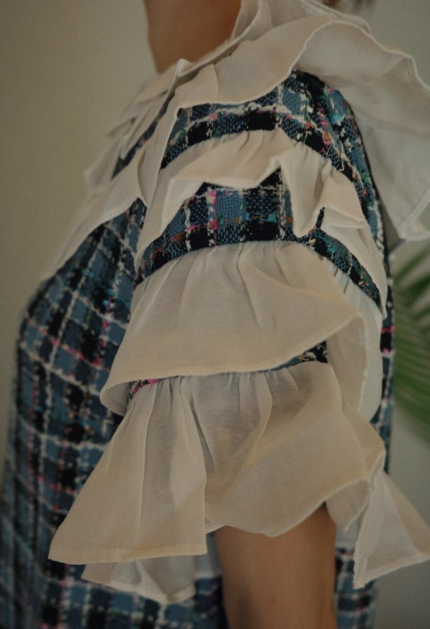 sister jane】Chamber Tweed Check Mini Dress | osrsofficial
