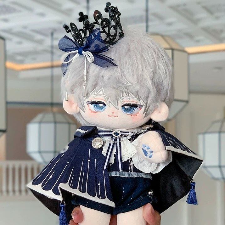 ぬい服 20cm 青の王子様セット 王冠 マント付き アイドル ぬいぐるみ用