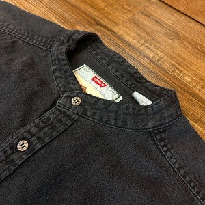 ナスングワム【Nasngwam】Indian motif Denim Shirt　2XLサイズ