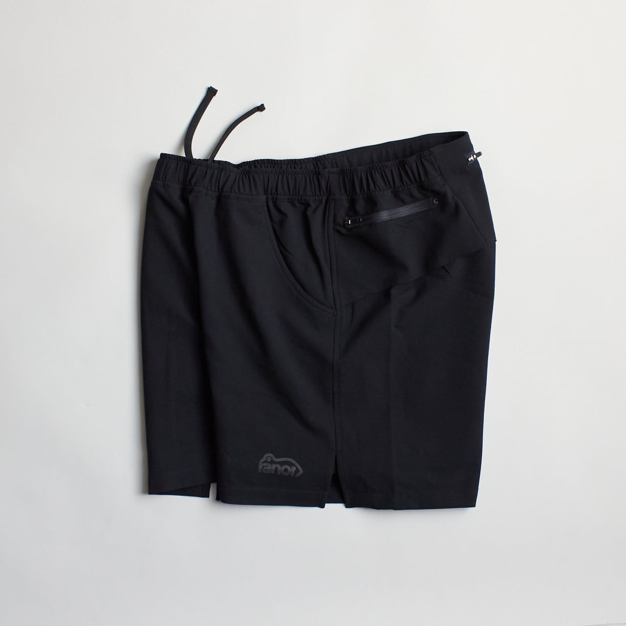 ranor（ラナー）BASIC MIDDLE SHORTS - BLK ベーシックミドルショーツ