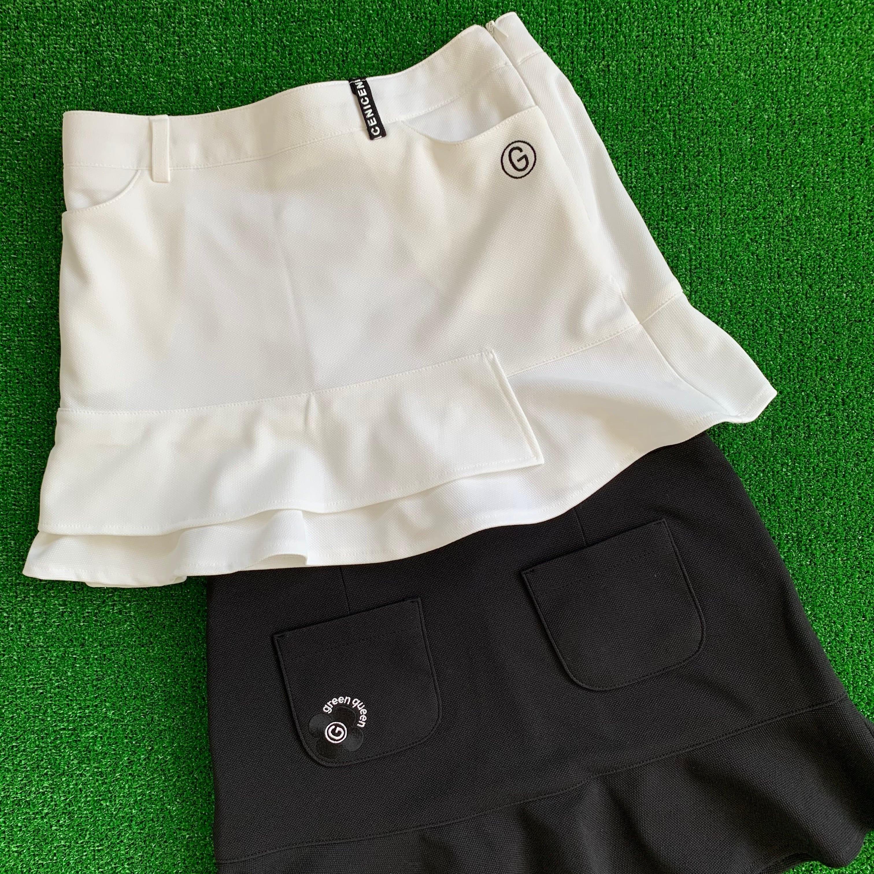 韓国ゴルフスカート（白)