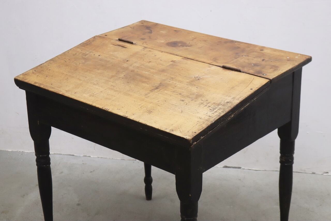 U.S. アメリカ ヴィンテージ 無垢材 デスク テーブル 机 展示台