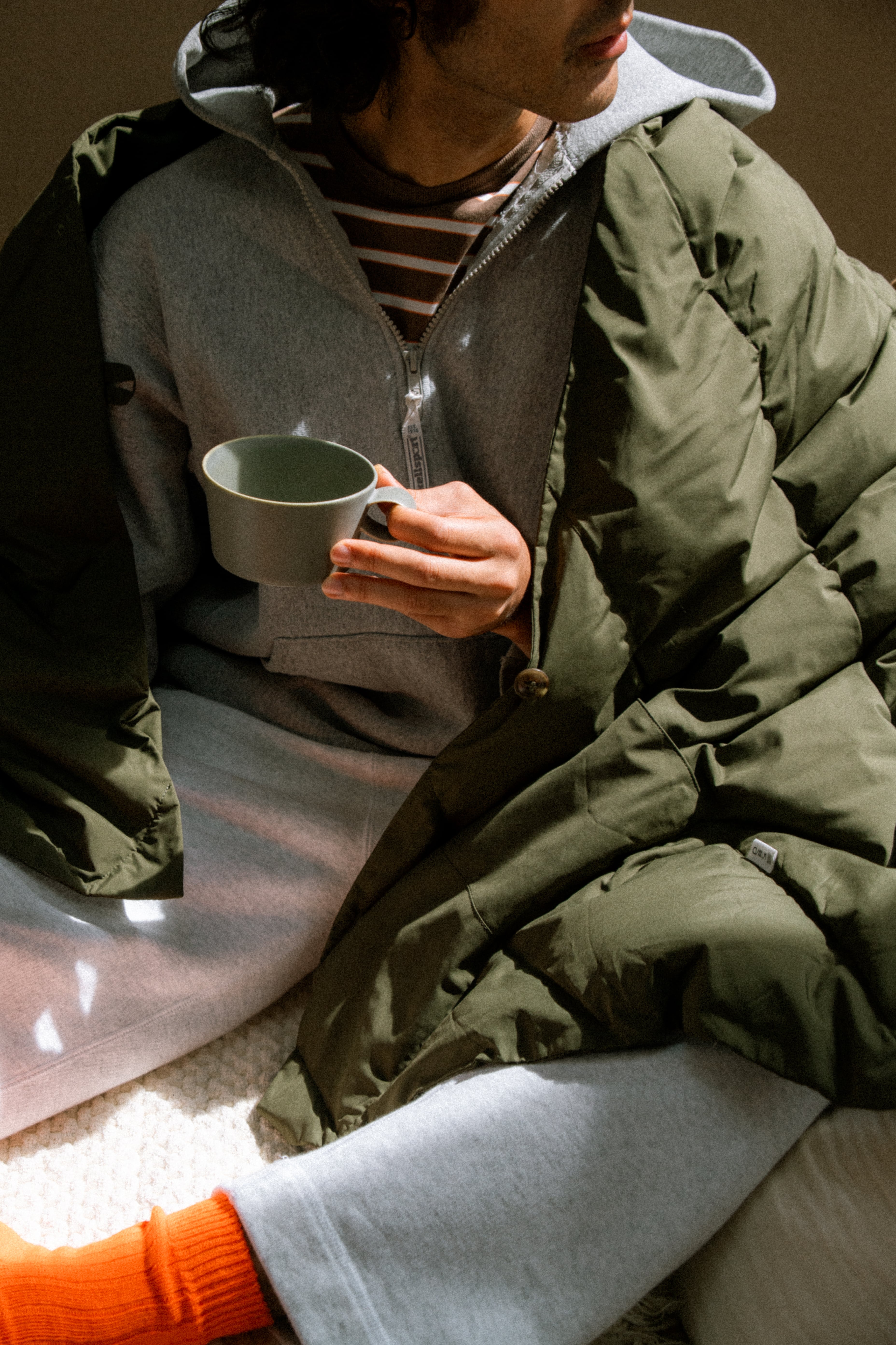 KWD DOWN SHAWL (GREEN DOWN) | KWD ONLINESHOP