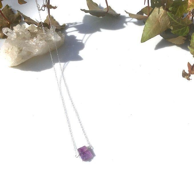 【一点物】✦2月の誕生石✦⋆.· Natural Beauty ― SV925リバーシブルのアメジストネックレス⋆.·✦