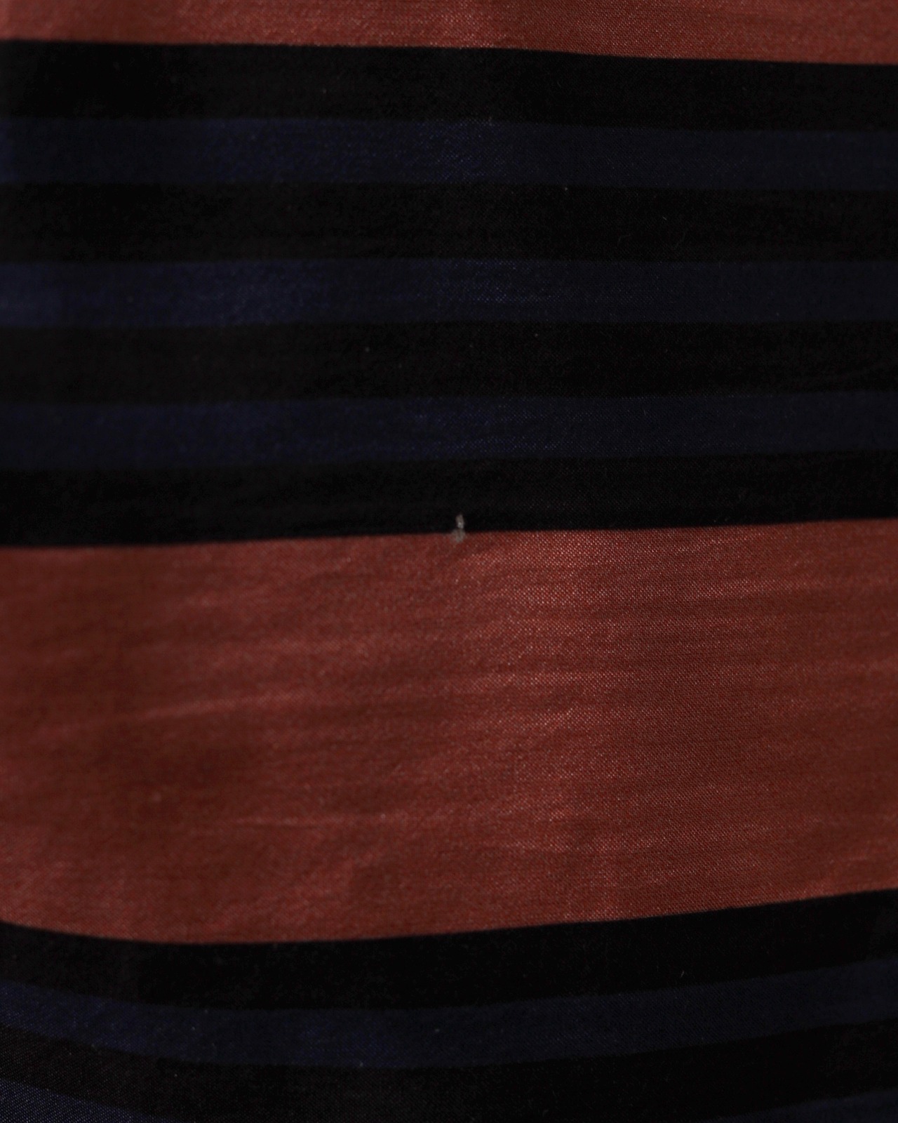 Dries Van Noten / Sheer Striped Bib Shirt