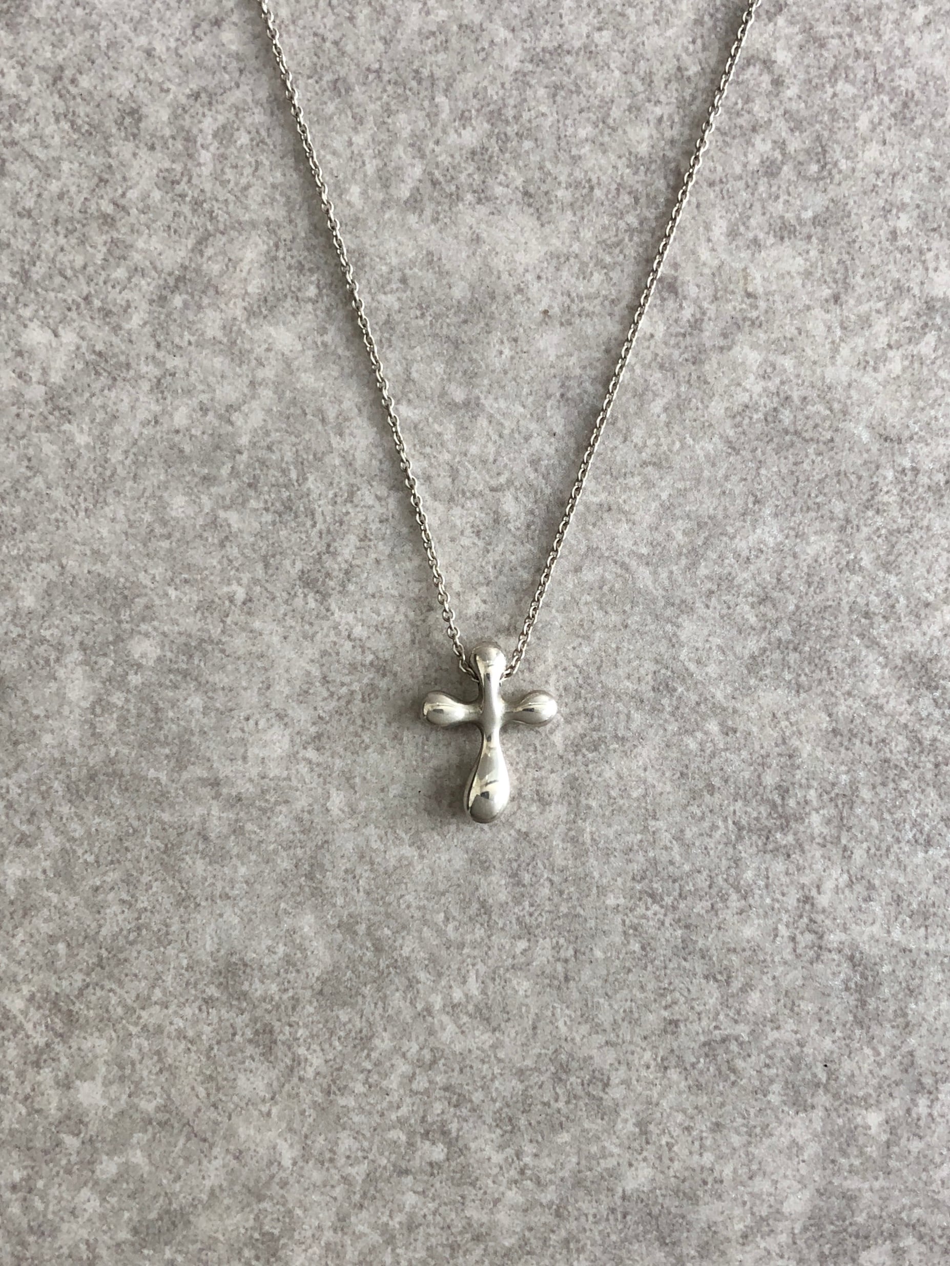 Tiffany & Co. ティファニー ネックレス シルバー クロス 925 vintage