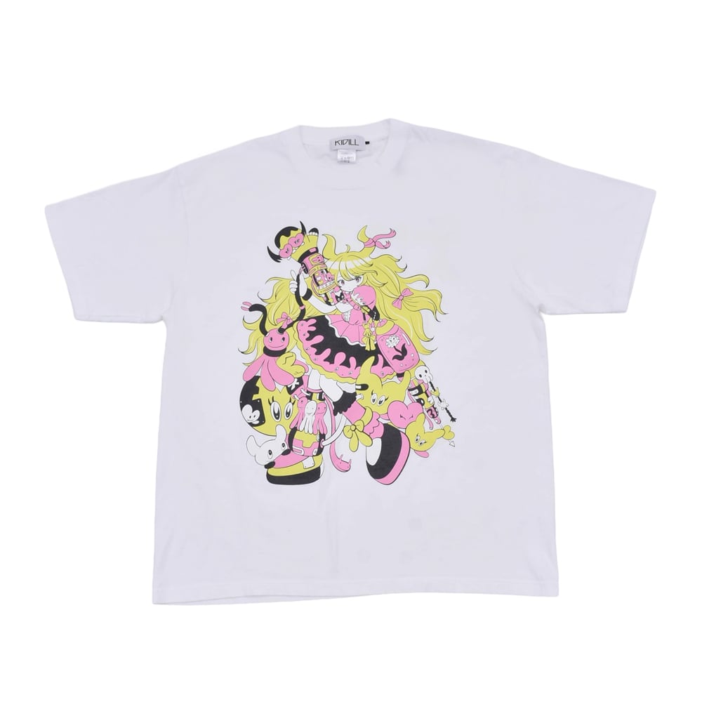 KIDILL】CYBER PUNK GIRL T-SHIRT BIOWASHED | AYIN