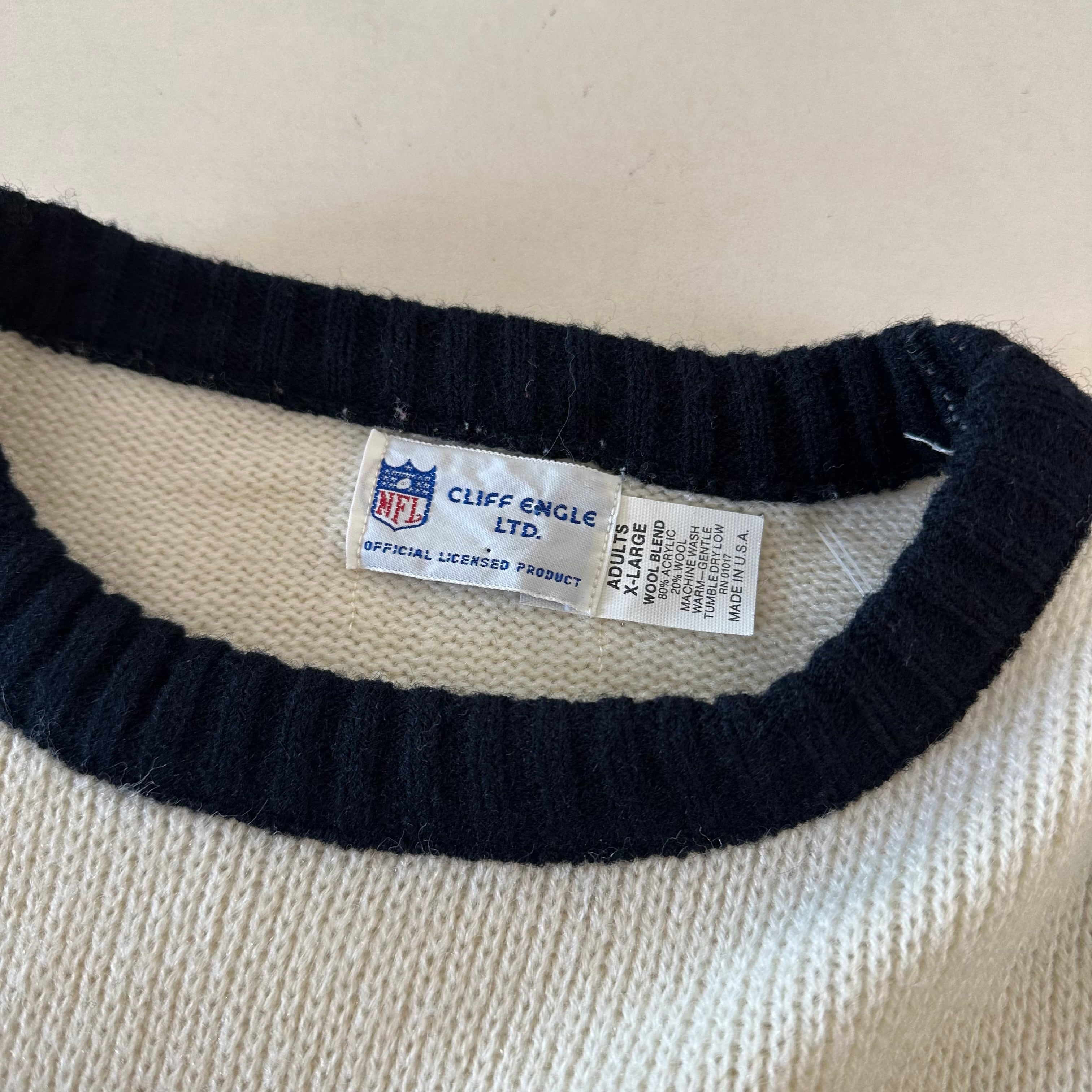 80s〜 RAIDERS SWEATER WHITE | BerBerJin Yuhodo