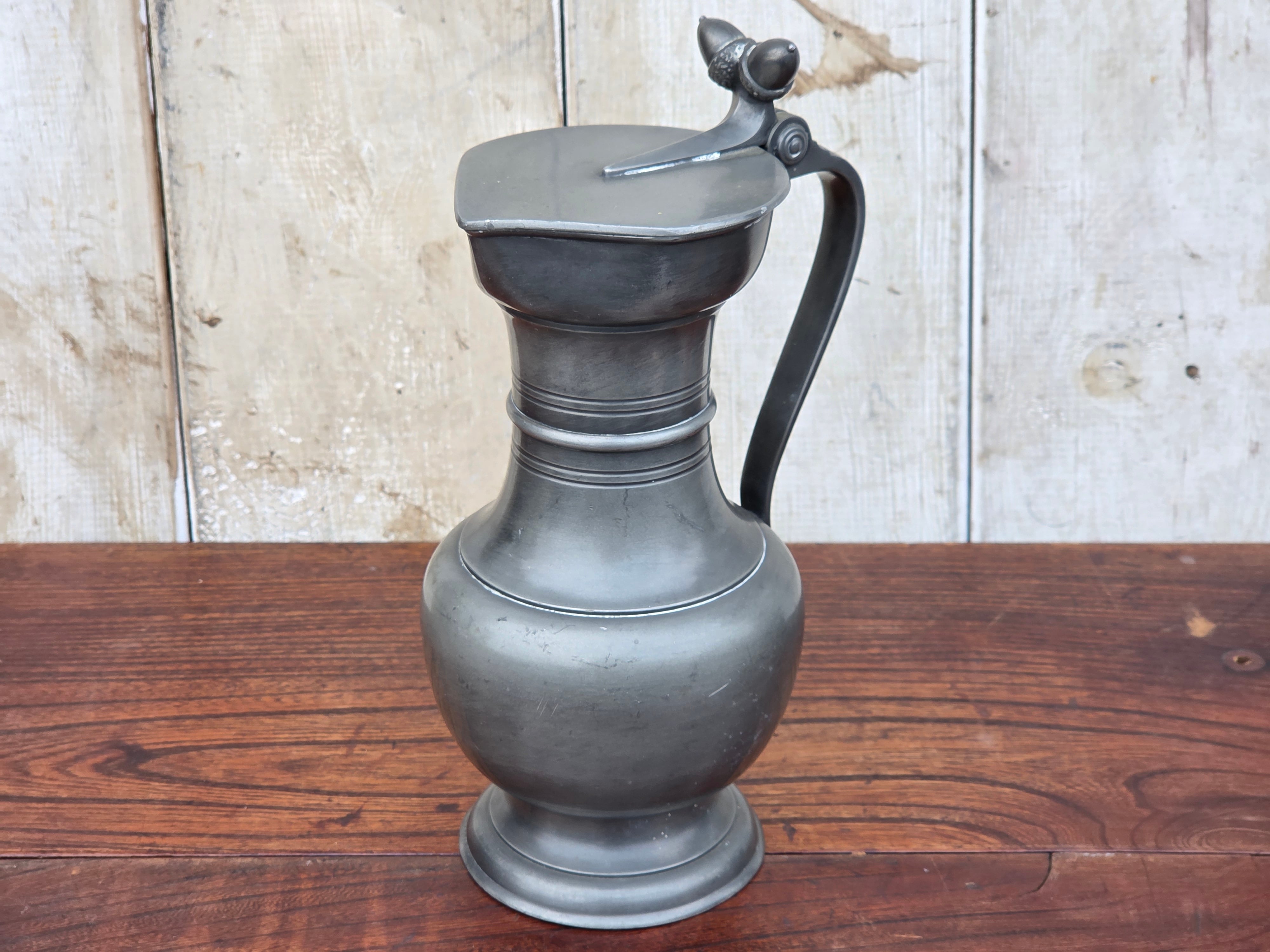 【Vintage】フランス ピューター 水差しL /d035