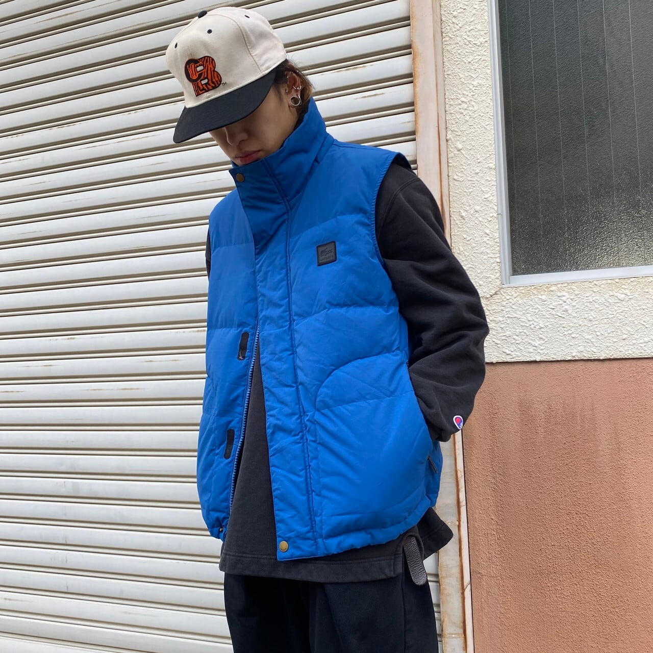 Lacoste フレンチラコステ ダウンベスト メンズl相当 古着 ブルー 青色 ベスト Cave 古着屋 公式 古着通販サイト Lacoste フレンチラコステ ダウンベスト メンズl相当 古着 ブルー 青色 ベスト Cave 古着屋 公式 古着通販サイト