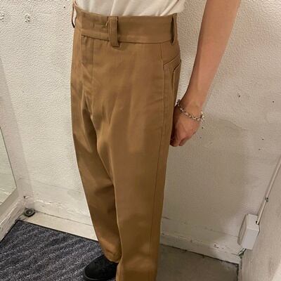 しいシルエ Jil Sander - JIL SANDER 20SS ストレートワイドスラックス