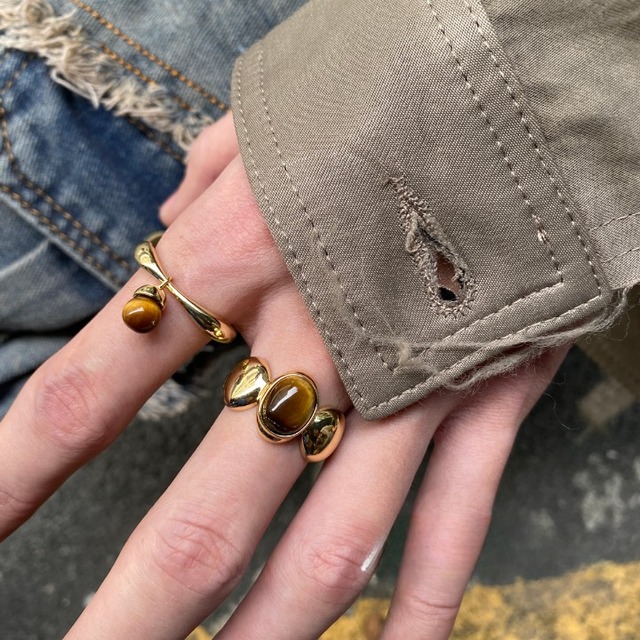 Natural stone ring S1538