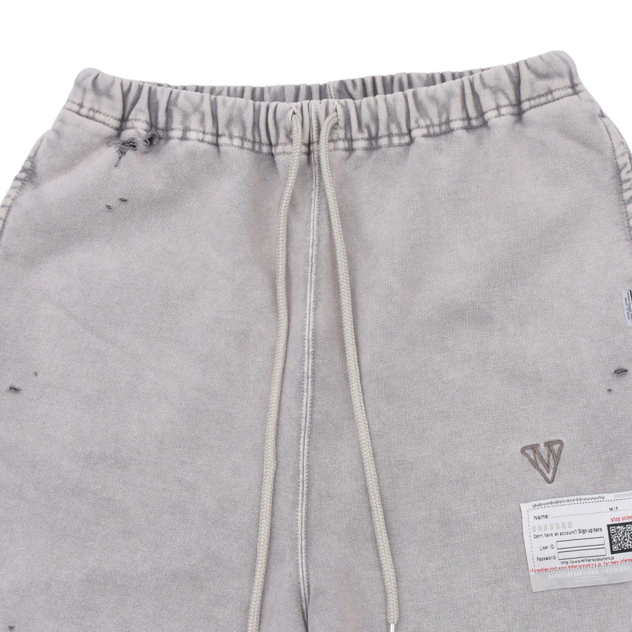 【Maison MIHARA YASUHIRO】BLEACHED SWEAT SHORTS - 3