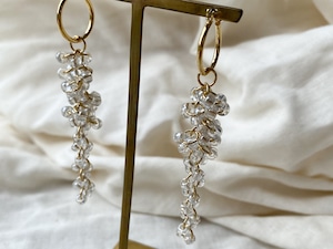 chandelier pierce/earrings "fall hoop"