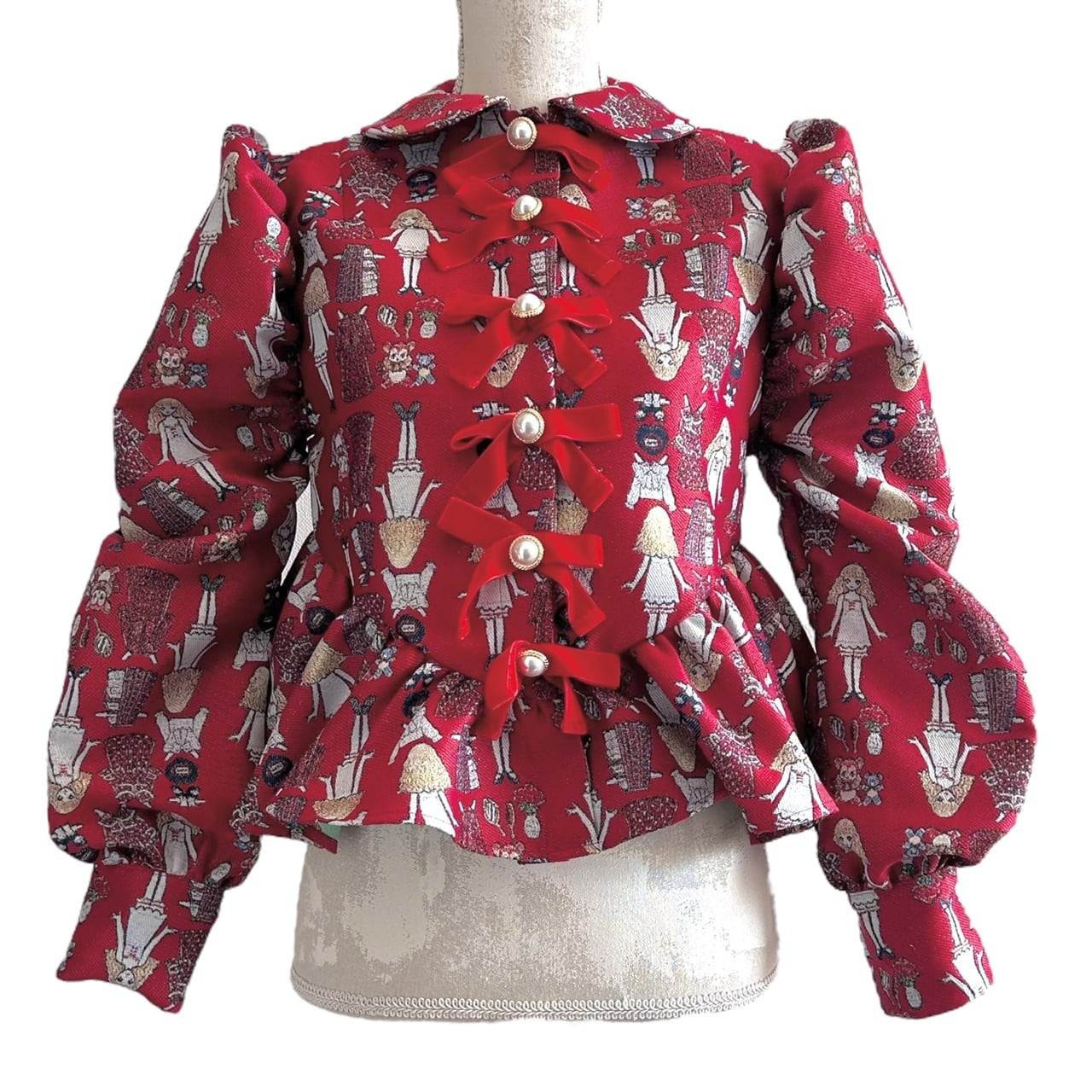 ジャガードジャケット　RED