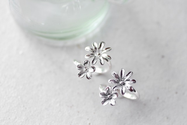 【ORDER】sakura pendant K18YG & Pt900 / 桜ペンダント