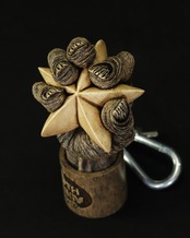 [数量限定] "5th Anniv" SUPER BIG KEYHOLDER - serial.14 /Brown ink wash