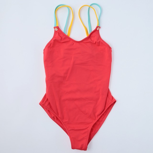 即納 Pacific Rainbow 水着 ワンピース キッズ ジュニア 女の子 子供用 ガール 無地 新作 人気 おすすめ かわいい おしゃれ プレゼント 贈り物 ベビーシャワー 誕生日 バースデー 海外子供服 インポート 海外ブランド 1歳 2歳 3歳 4歳 5歳 6歳