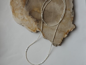 petit pearl mix long necklace