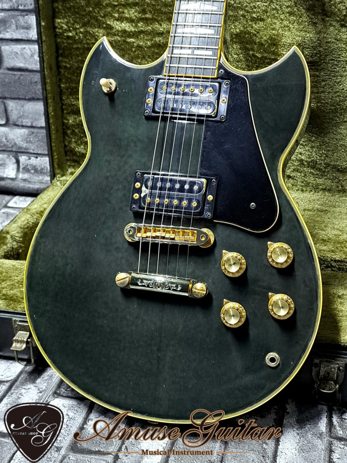 YAMAHA SG-1000 # BL(BLACK) 1982年製【Bi-Sound System】w/Original 