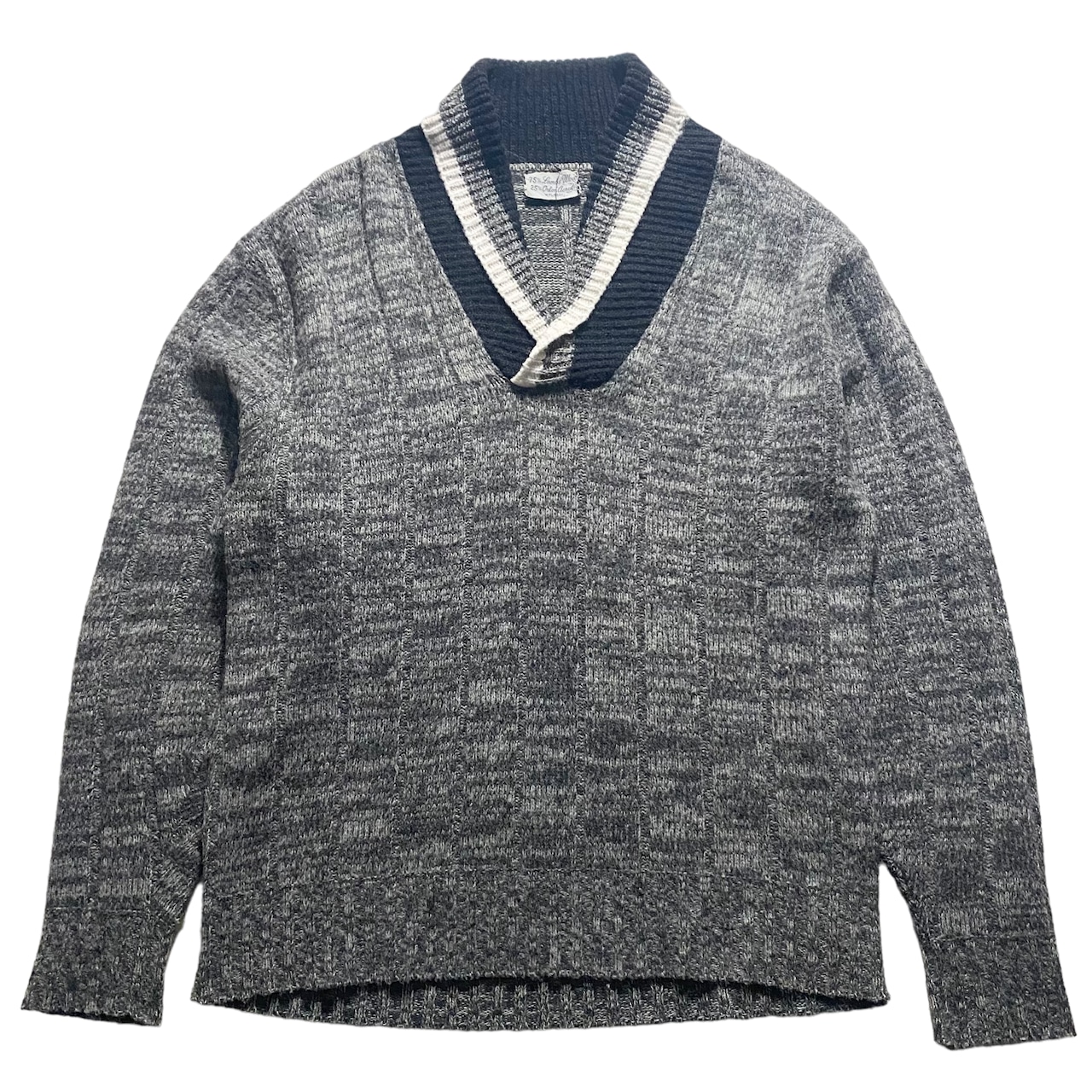 vintage 1960’s shawl collar sweater