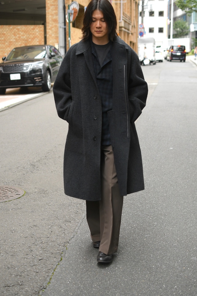 A.PRESSE / Wool Skipper Shirt (Check)