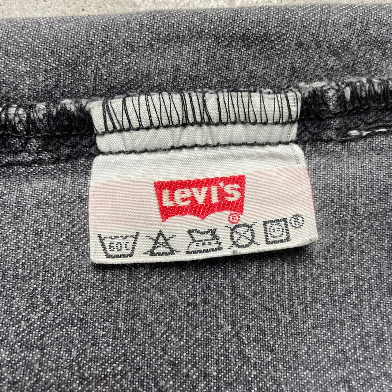 90年代 英国製 Levi's ユーロリーバイス 501 ブラックデニムパンツ