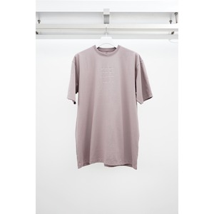 [The Viridi-anne] (ザヴィリディアン) VI-3674-01 COTTON JERSEY EMBROIDERED S/S T-SHIRT (PINK)