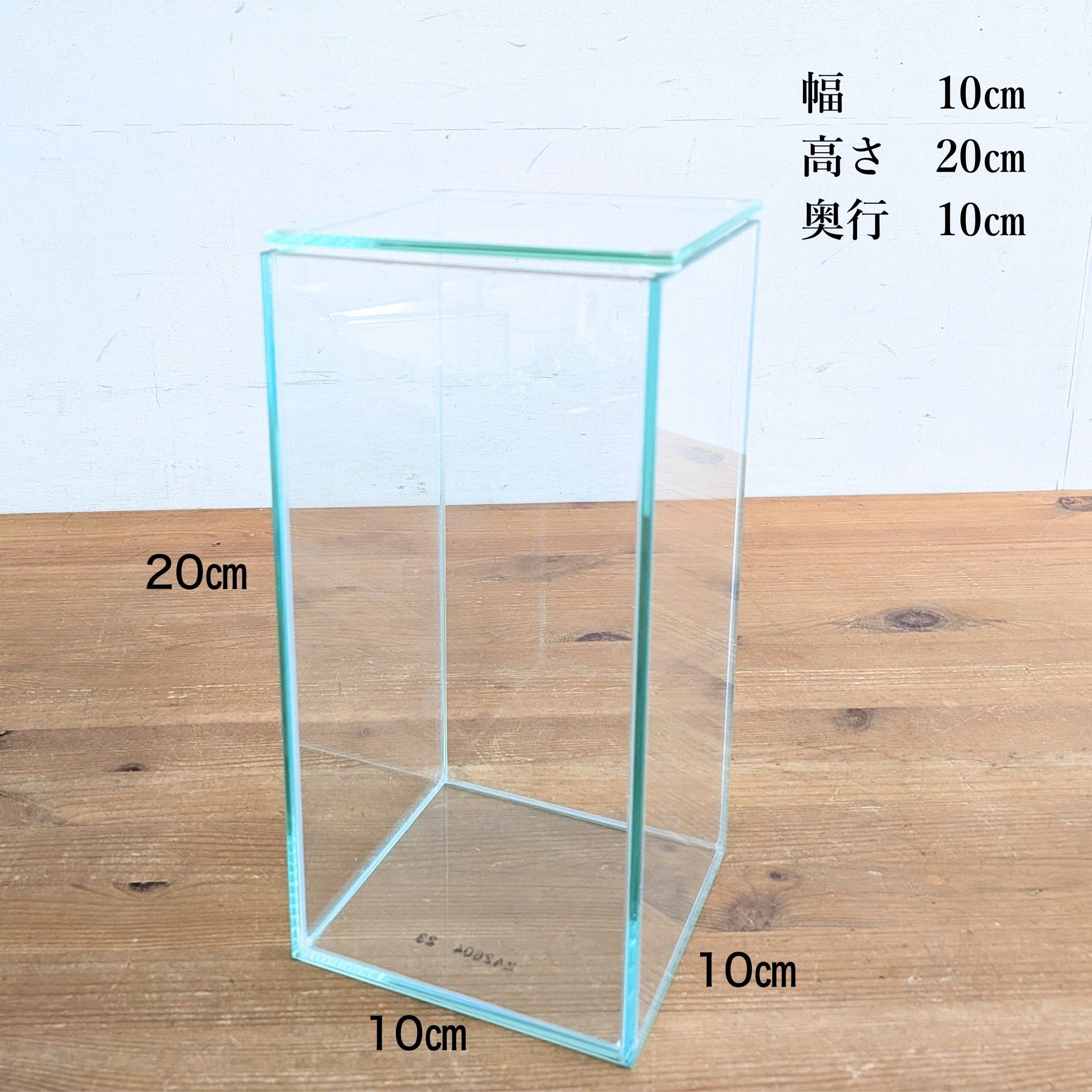 ガラス容器】フィット100×100High（10×10×高さ20㎝）◇高さのあるコケ