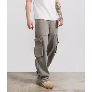 【DRIP5702】D/B 3Dimensional Pockets Seamless Cut Denim