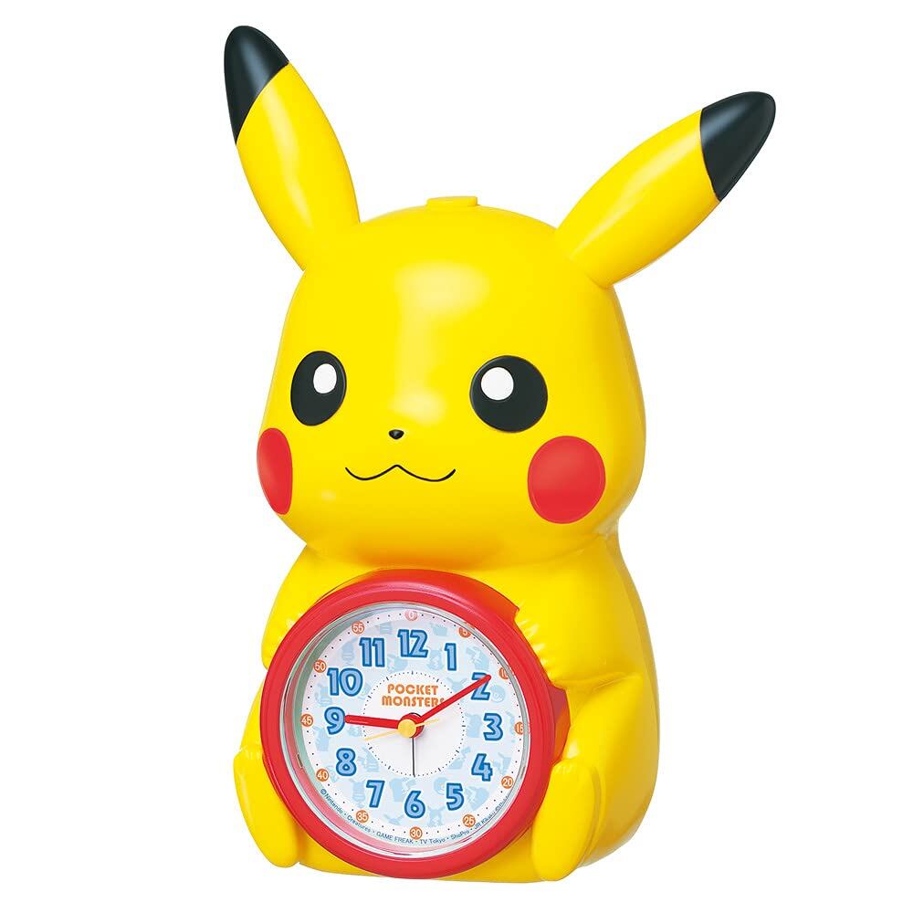 ピカチュウ　置き時計　おまけ付 セイコー クロック 目覚まし時計 置き時計 キャラクター