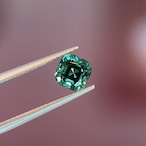 ラグーントルマリン 6.3x6.3mm, 1.3ct, ナミビア産
