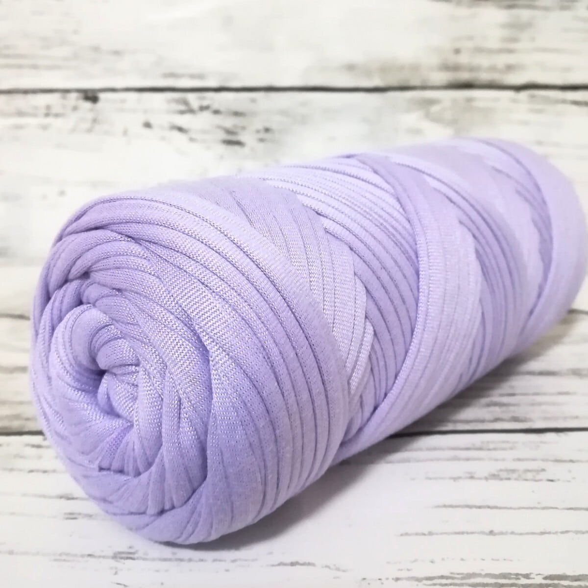 ライトパープル 薄紫色 1玉 200g・50m Tシャツヤーン | T-SHIRT YARN