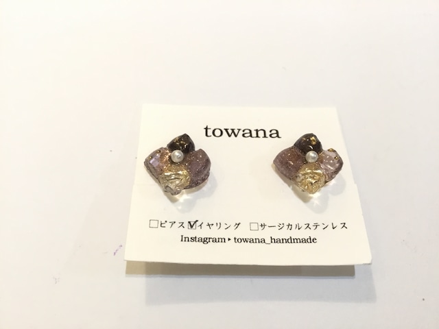 towana あじさいのイヤリング