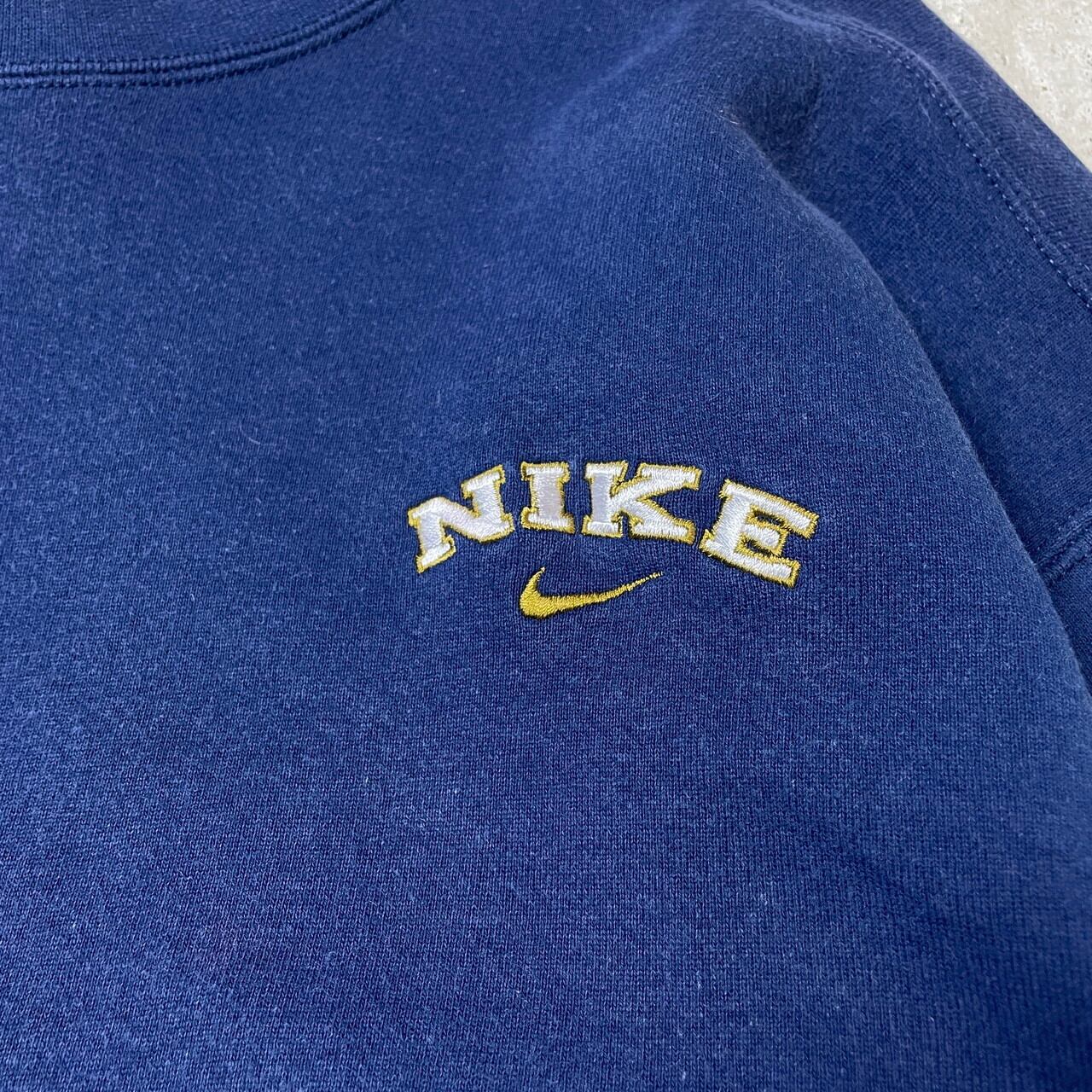 NIKE ナイキ スウェット XL 刺繍ロゴ センターロゴ ファイヤー USA製