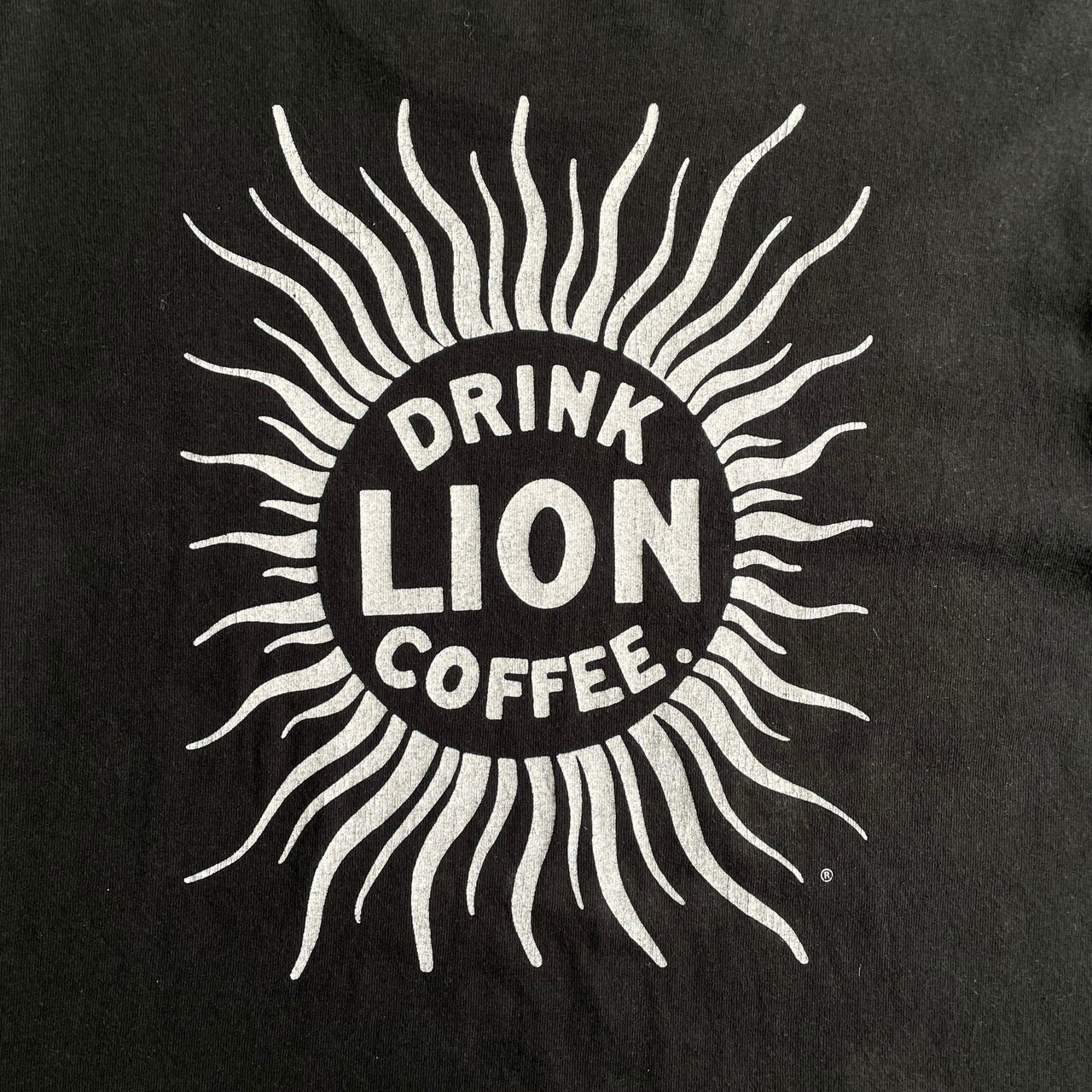 90年代 LION COFFEE HAWAII 企業ロゴ アドバタイジングTシャツ メンズL 
