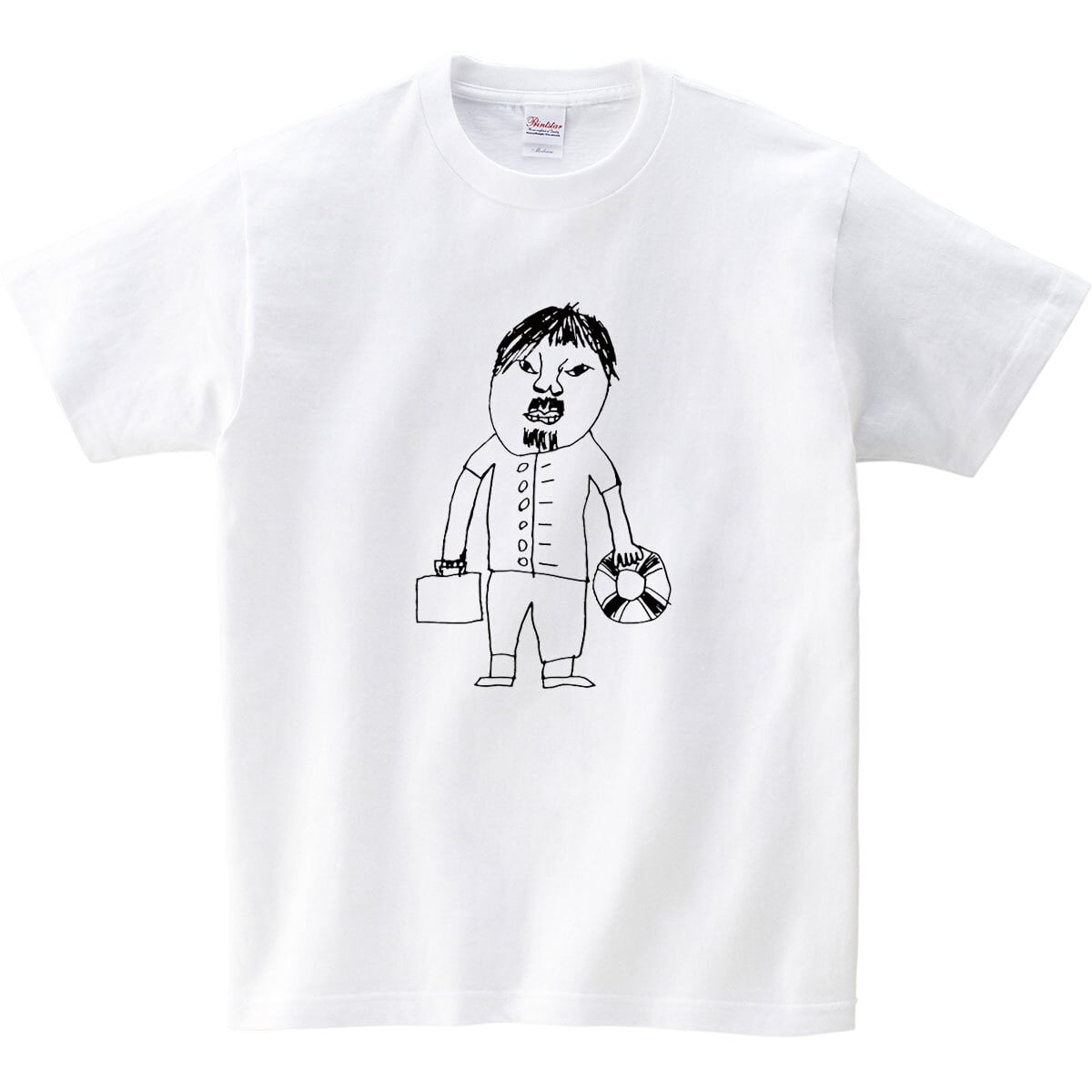 手描き マフィアの休日 Tシャツ OS70 おもしろTシャツ