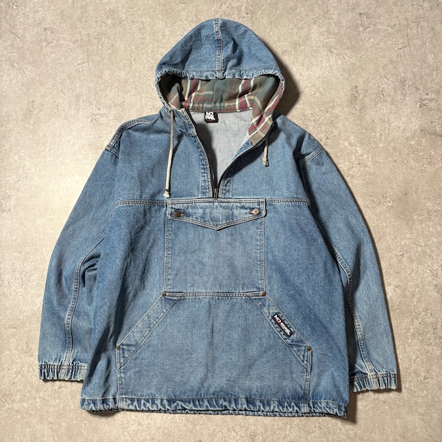 1990s "NO FEAR" Denim Anorak