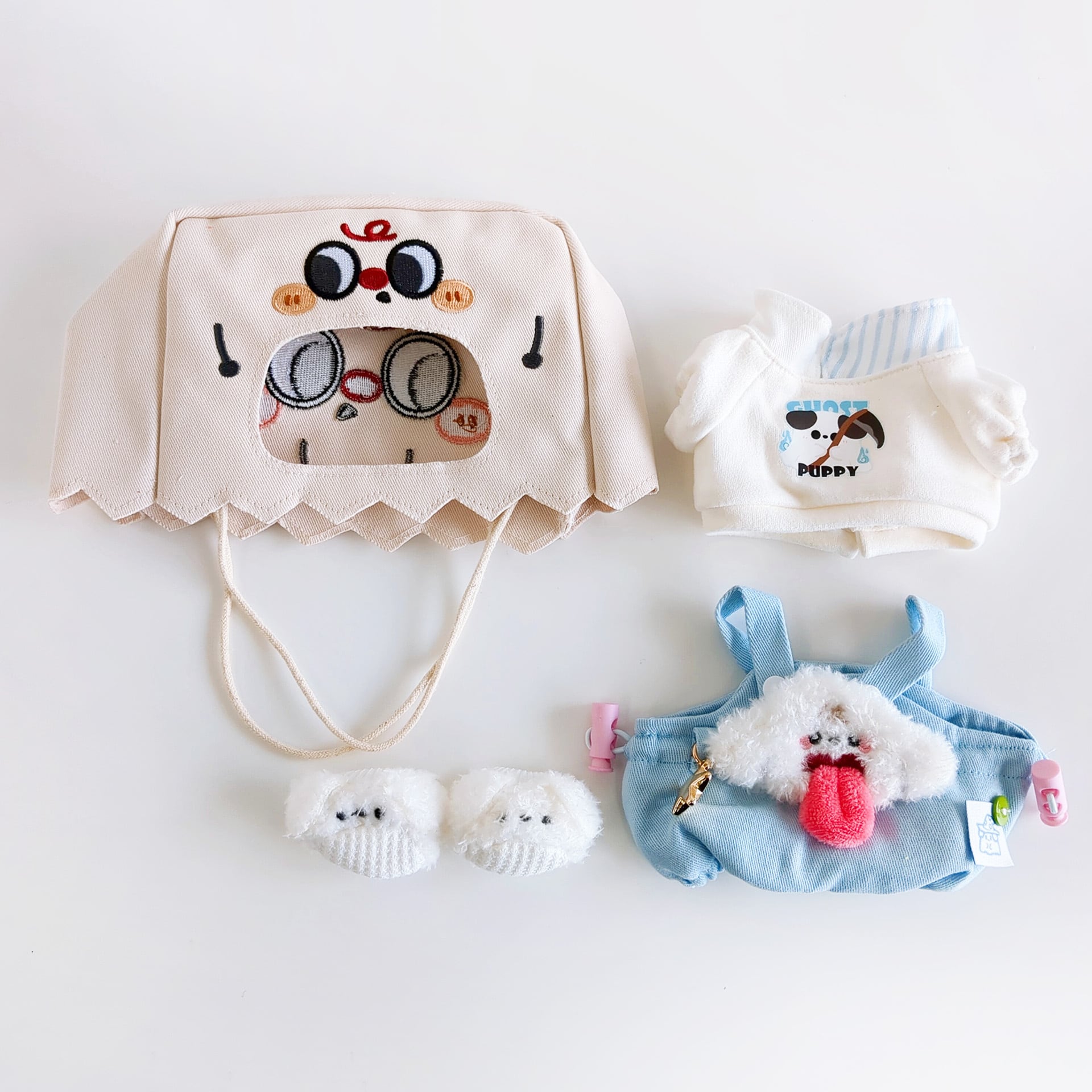 HW-1476【20cm】びっくり紙袋のおばけ | Little Closet │ ぬい服