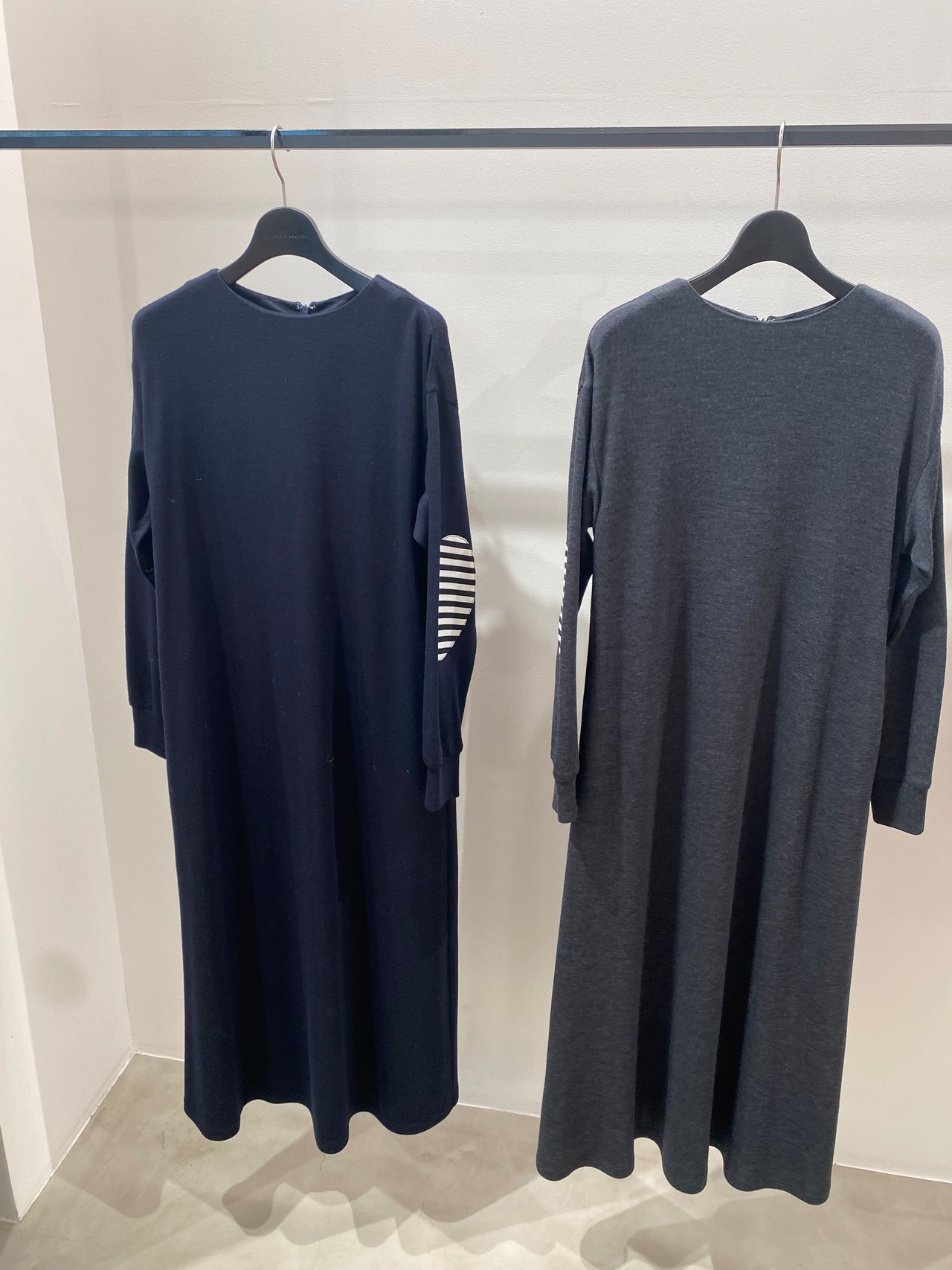 BORDERS at BALCONY WEEKEND RELAXED DRESS ボーダーズアットバルコニー　ウィークエンドリラックスドレス　2色展開