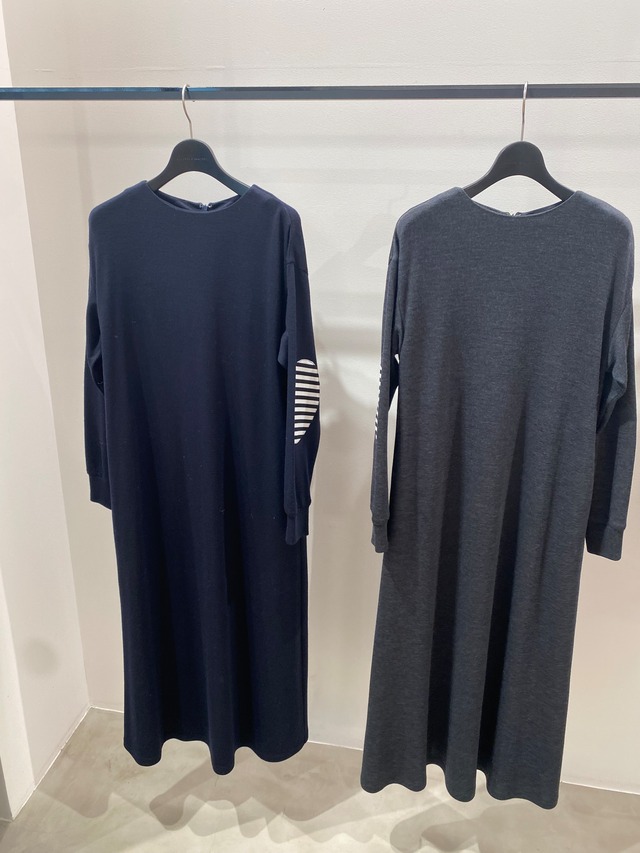 BORDERS at BALCONY WEEKEND RELAXED DRESS ボーダーズアットバルコニー　ウィークエンドリラックスドレス　2色展開