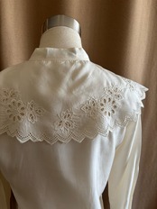 embroidery design silk big collar shirt-4634-4