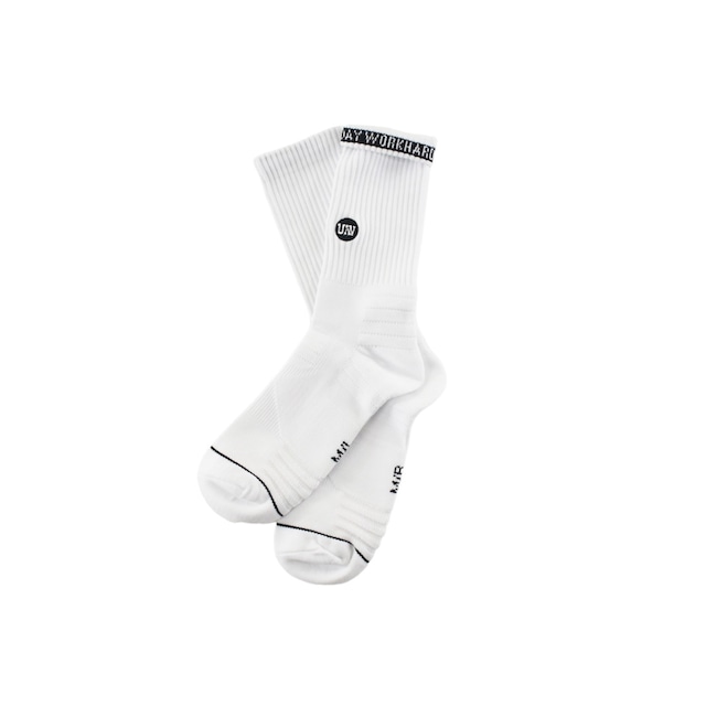 PP SOCKS : White/black