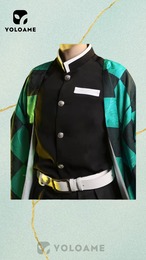 三分妄想 鬼滅の刃 かまど たんじろう 竈門 炭治郎コスプレ衣装