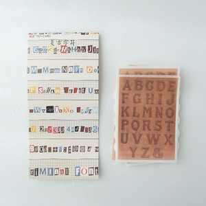 A25C BINGO風 シール 海外 60枚入 フレークシール レトロ 素材 コラージュ ジャンクジャーナル 手帳 日記 装飾