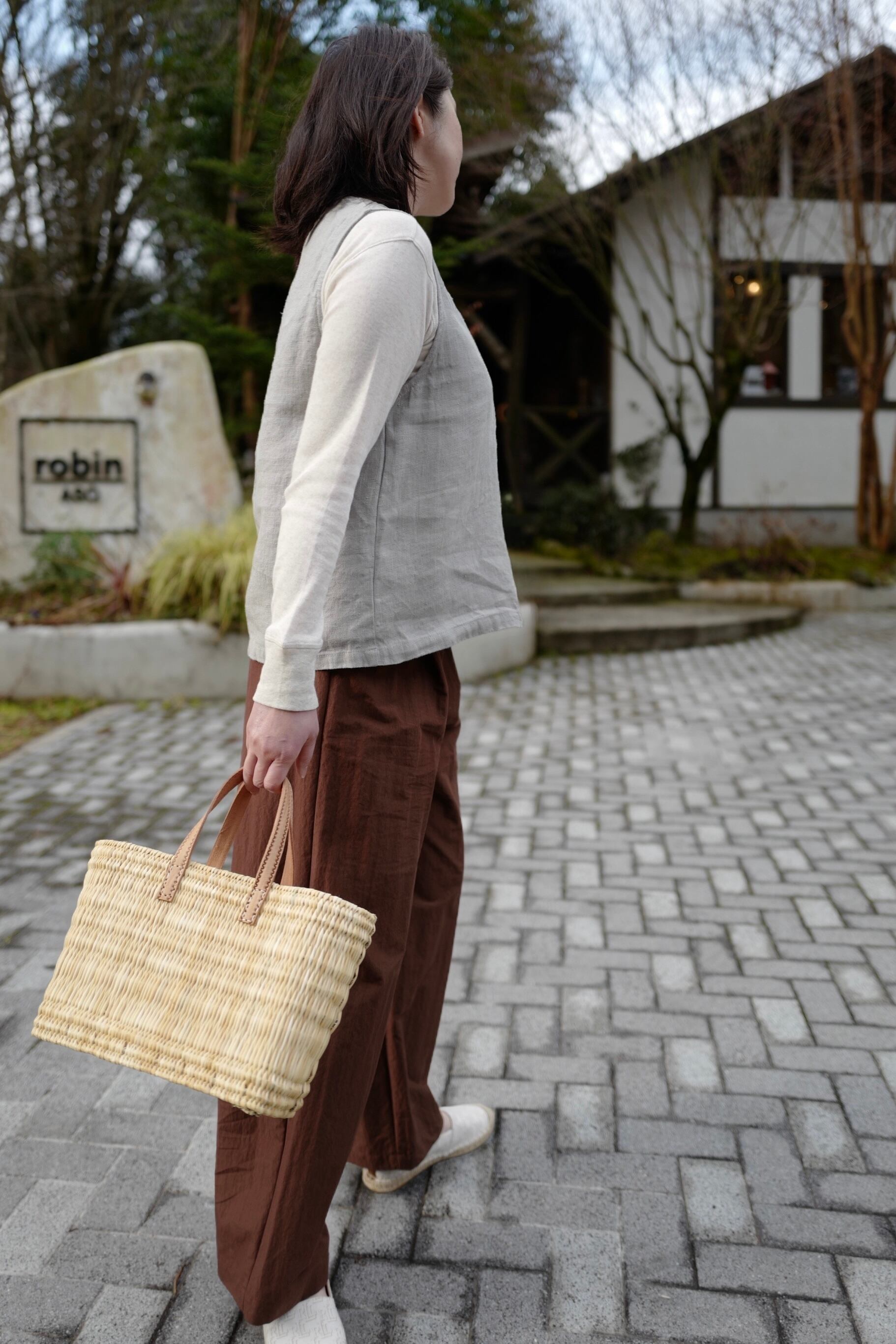 fog Inen work ロングベスト 2026年最新】fog linen work レディース ベスト・ジレ・ビスチェの人気