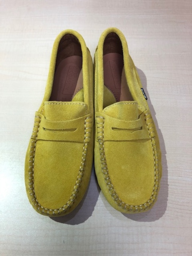 ATLANTA MOCASSIN  AC032G Col.30L (Yellow)  牛革スエードローファー　ポルトガル製